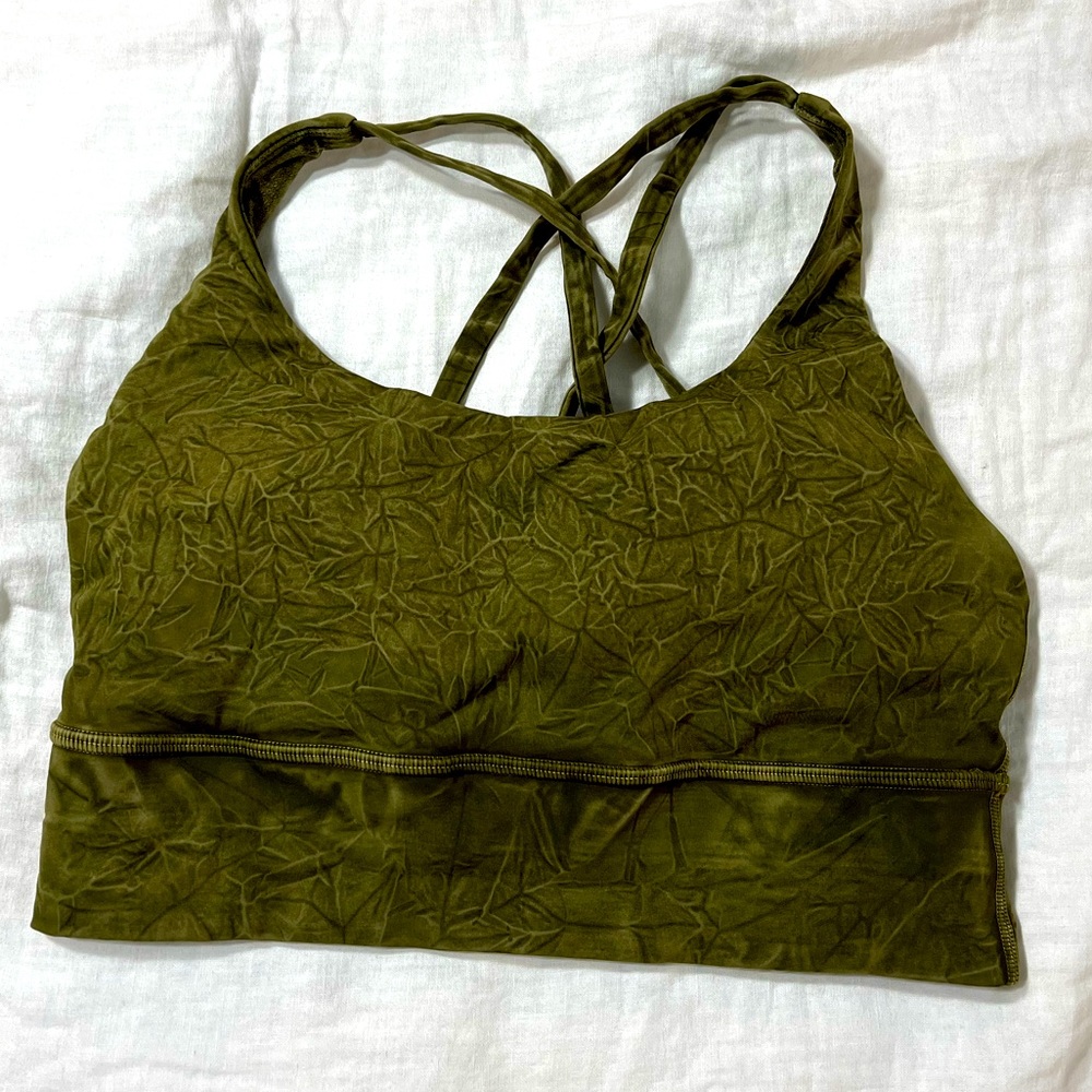 Lululemon Energy Long Line Bra. Size 6.